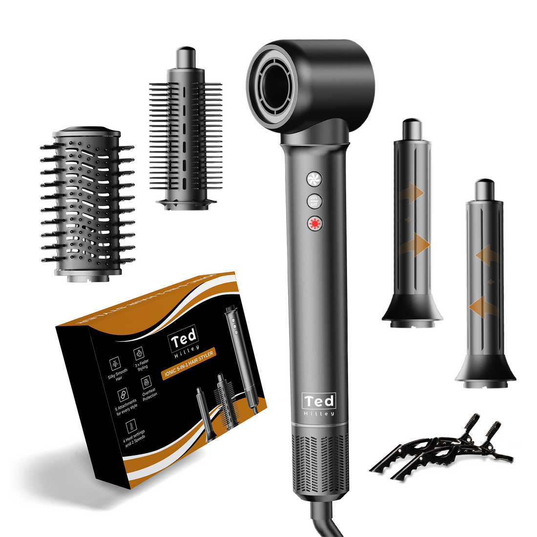 Ted Hilley Multistyler 5 in 1 Haarstyler - Beste Multistyler 2025 (Fahionchick)