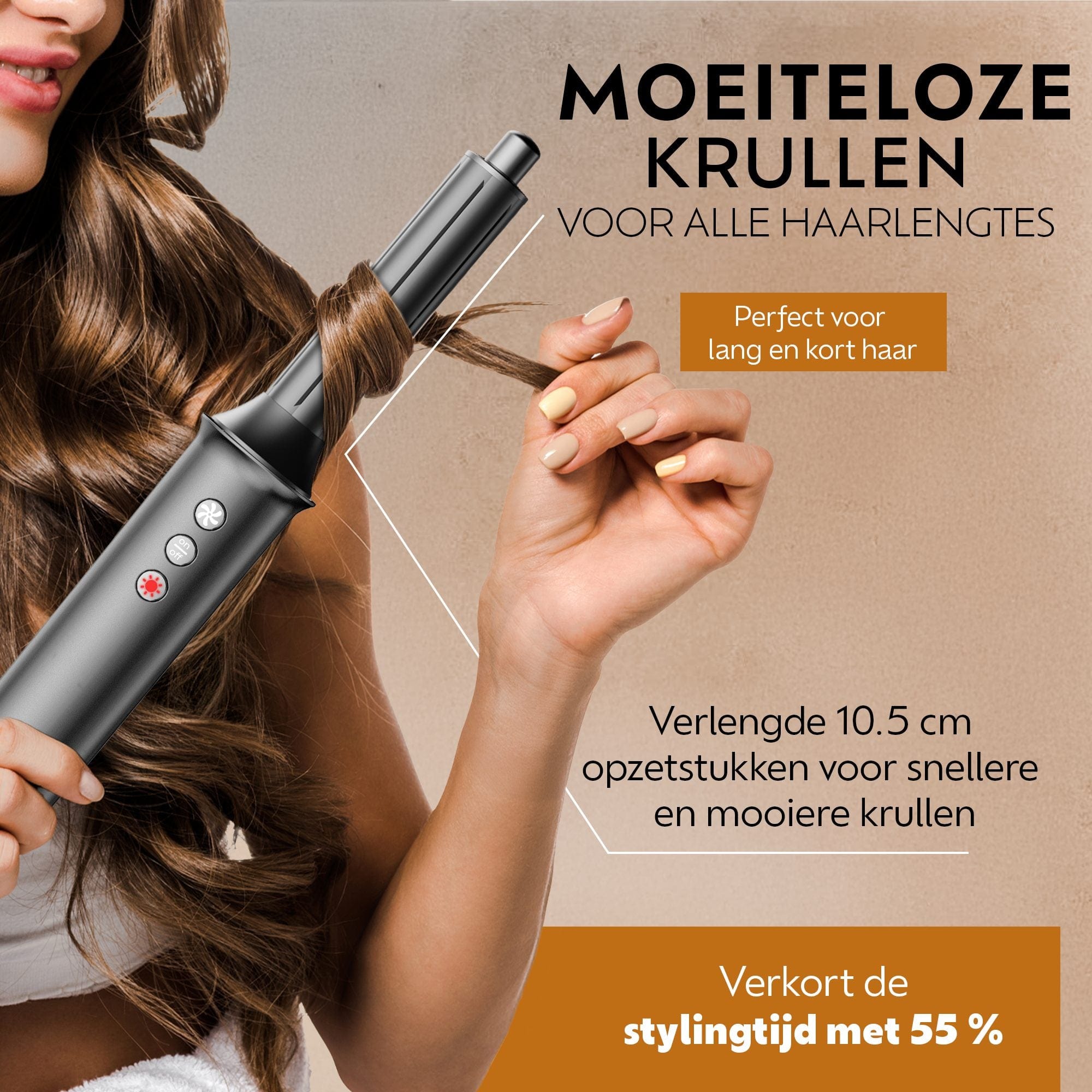 Beste Multistyler 5 in 1 Haarstyler (Fashionchick) maakt moeiteloze krullen voor alle haartypes en stijlen sneller.