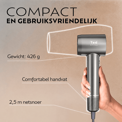 Ted Hilley VelvetDry™ Ionen Föhn mit Diffusor oder Konzentrator – Bester Haartrockner 2026