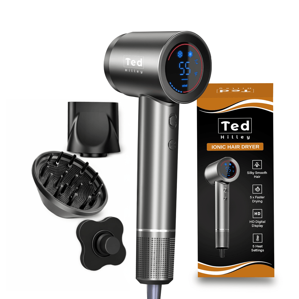 Ted Hilley ionische föhn met diffuser en wall mount